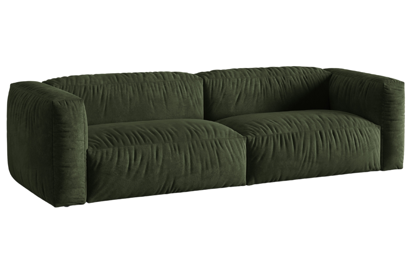 Micadoni Sametov&aacute; pohovka Martina 240 cm