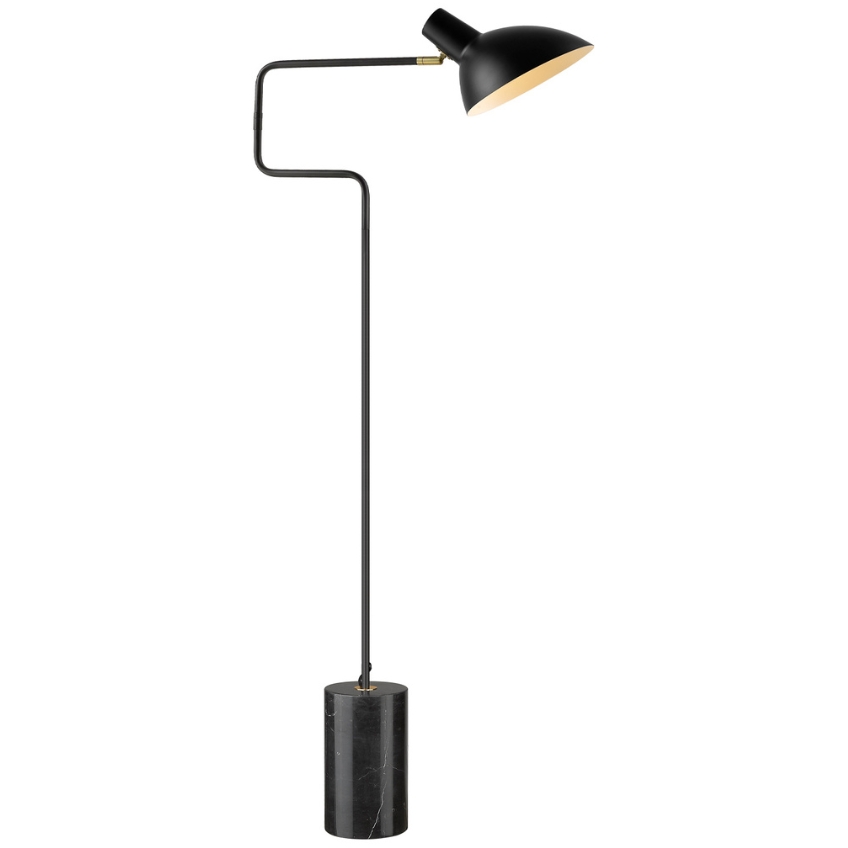 Černá kovová nástěnná lampa Halo Design Metropole Deluxe