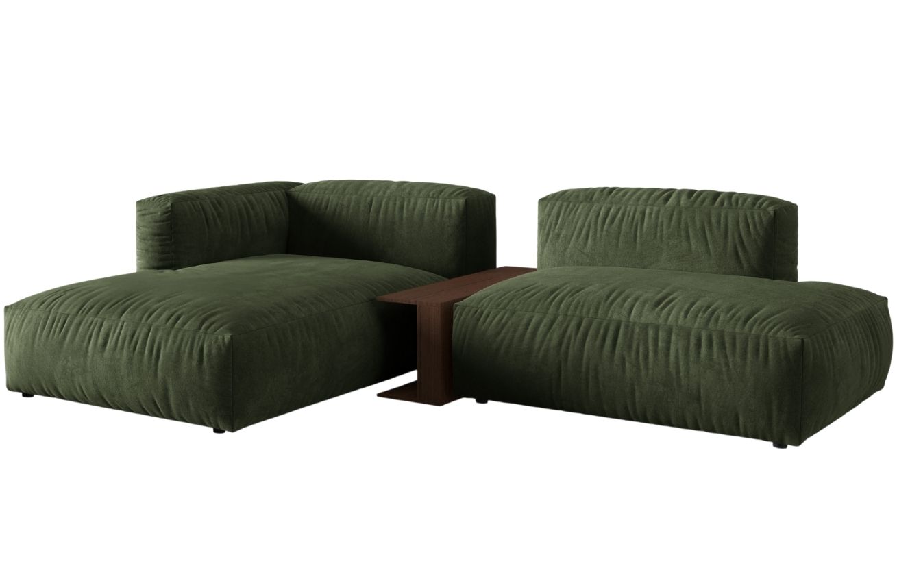 Micadoni Sametov&aacute; rohov&aacute; pohovka Martina 285 cm, lev&aacute;