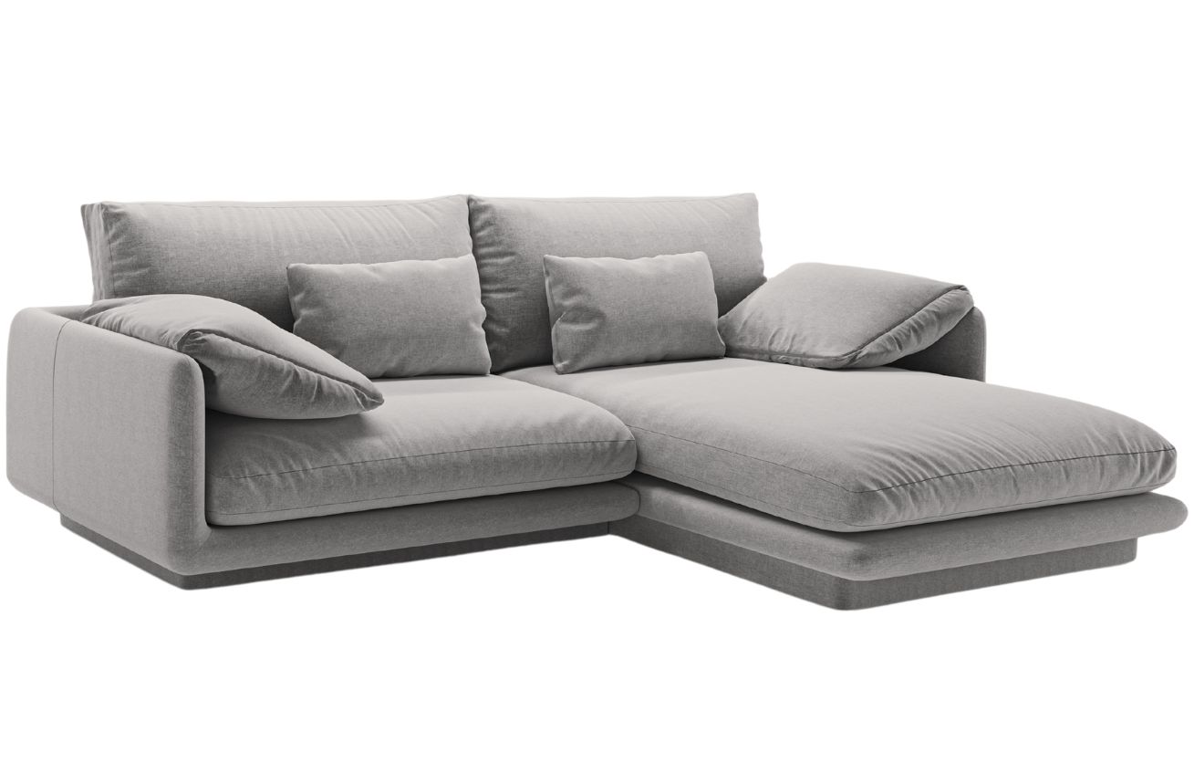 Micadoni Rohová pohovka Torino 220 cm, pravá