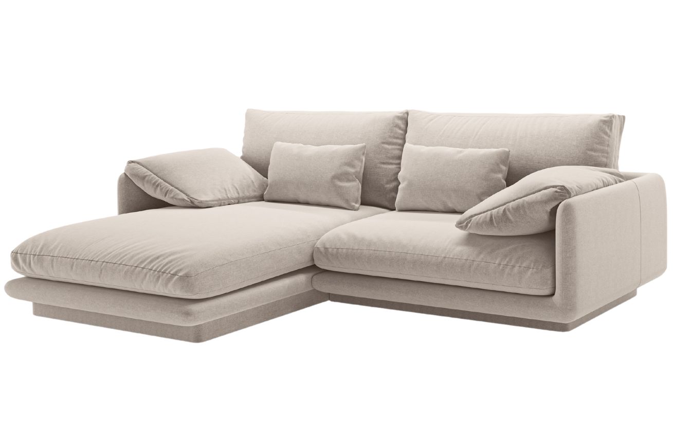 Micadoni Rohová pohovka Torino 220 cm, levá