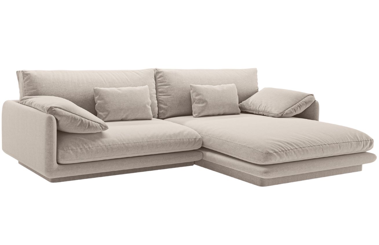 Micadoni Rohová pohovka Torino 250 cm, pravá