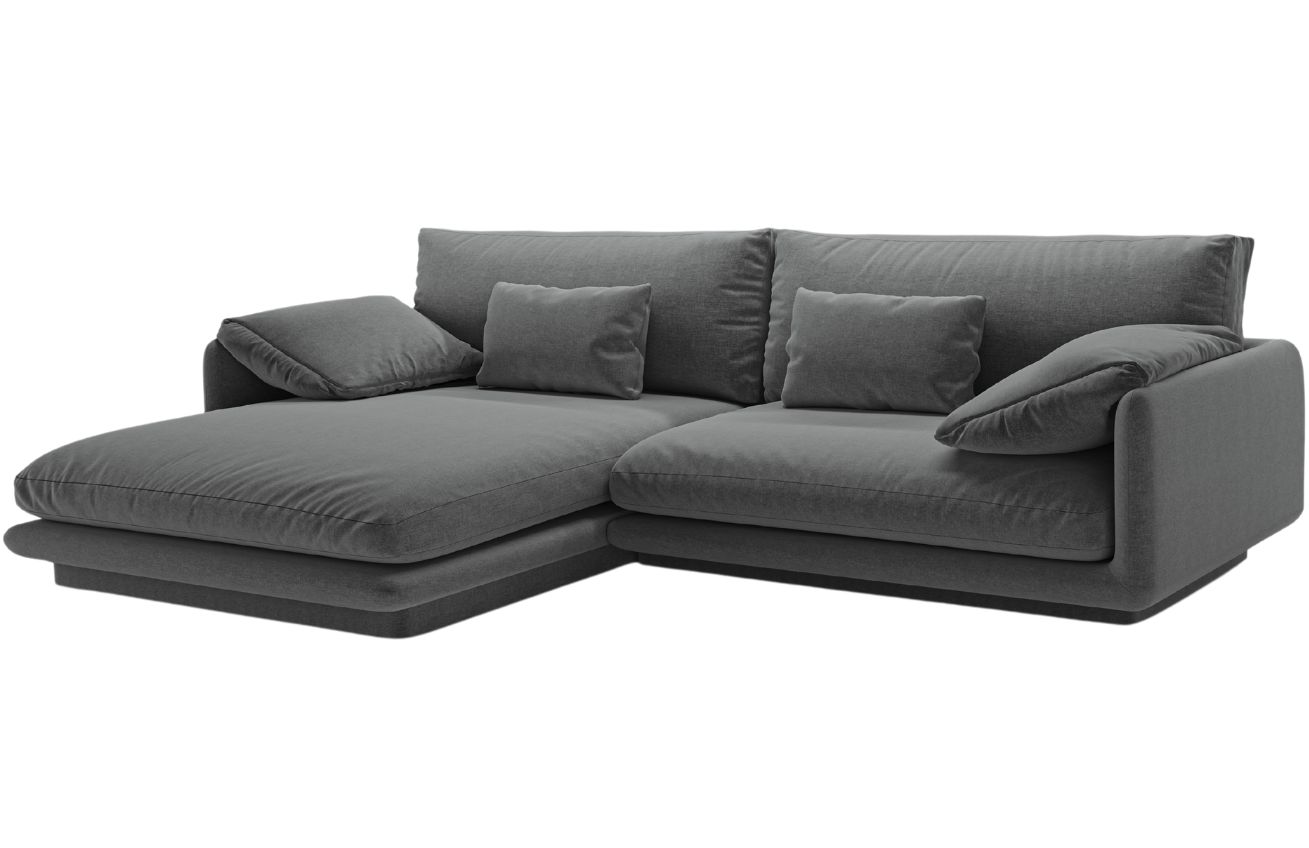 Micadoni Rohová pohovka Torino 250 cm, levá