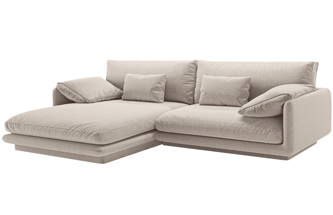 Micadoni Rohová pohovka Torino 250 cm, levá