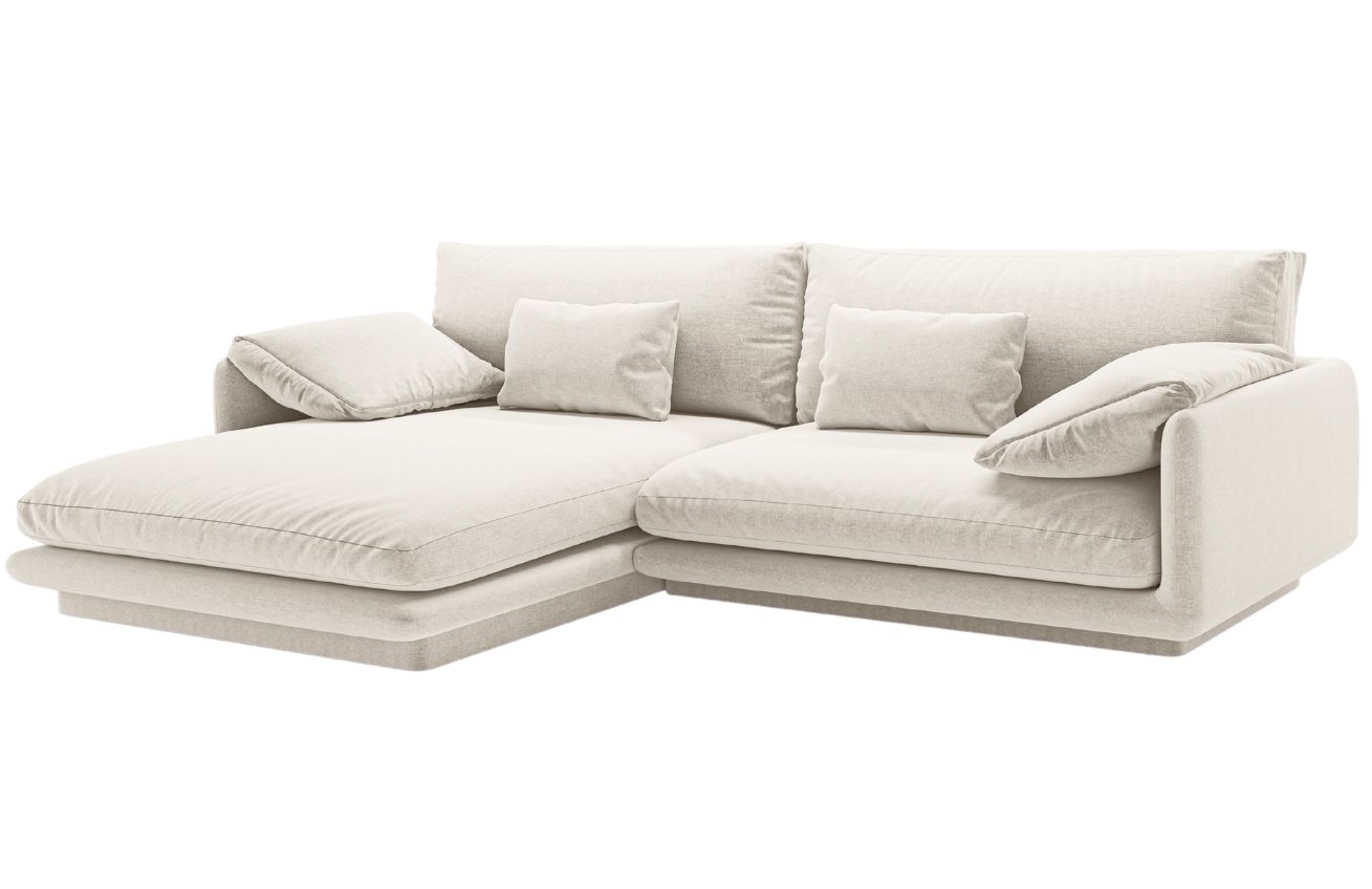 Micadoni Rohová pohovka Torino 250 cm, levá