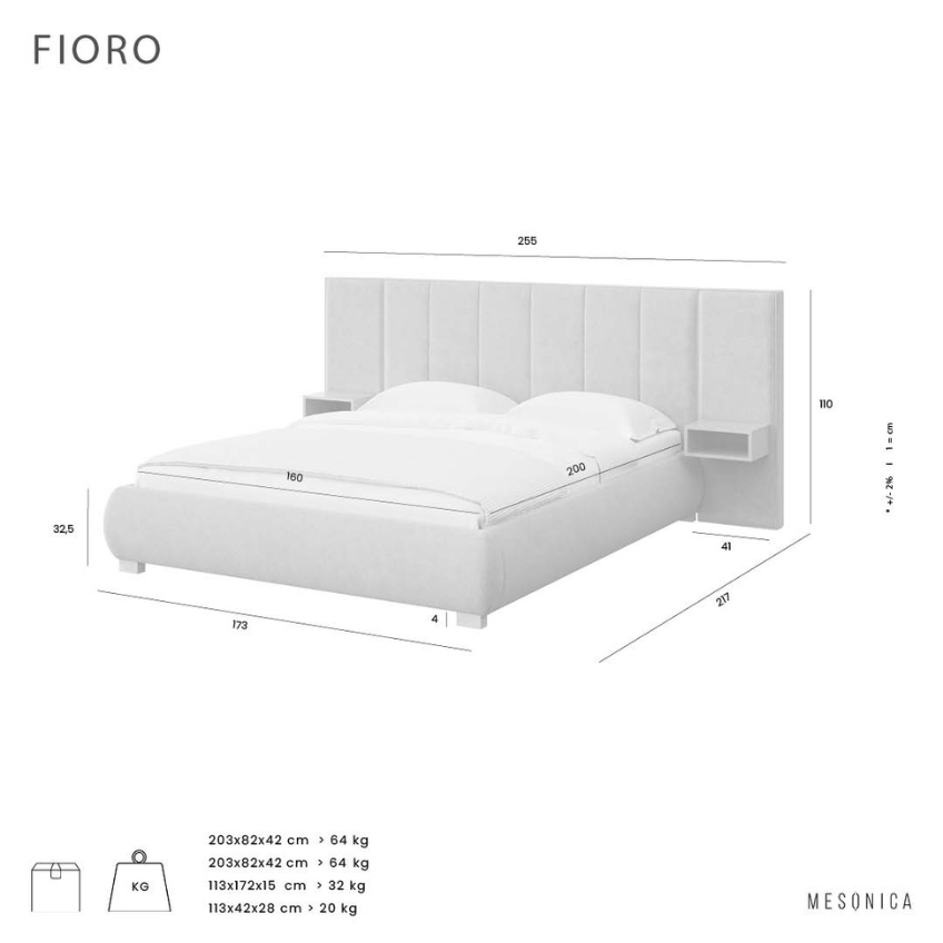 Mesonica Postel Fioro 160 x 200 cm