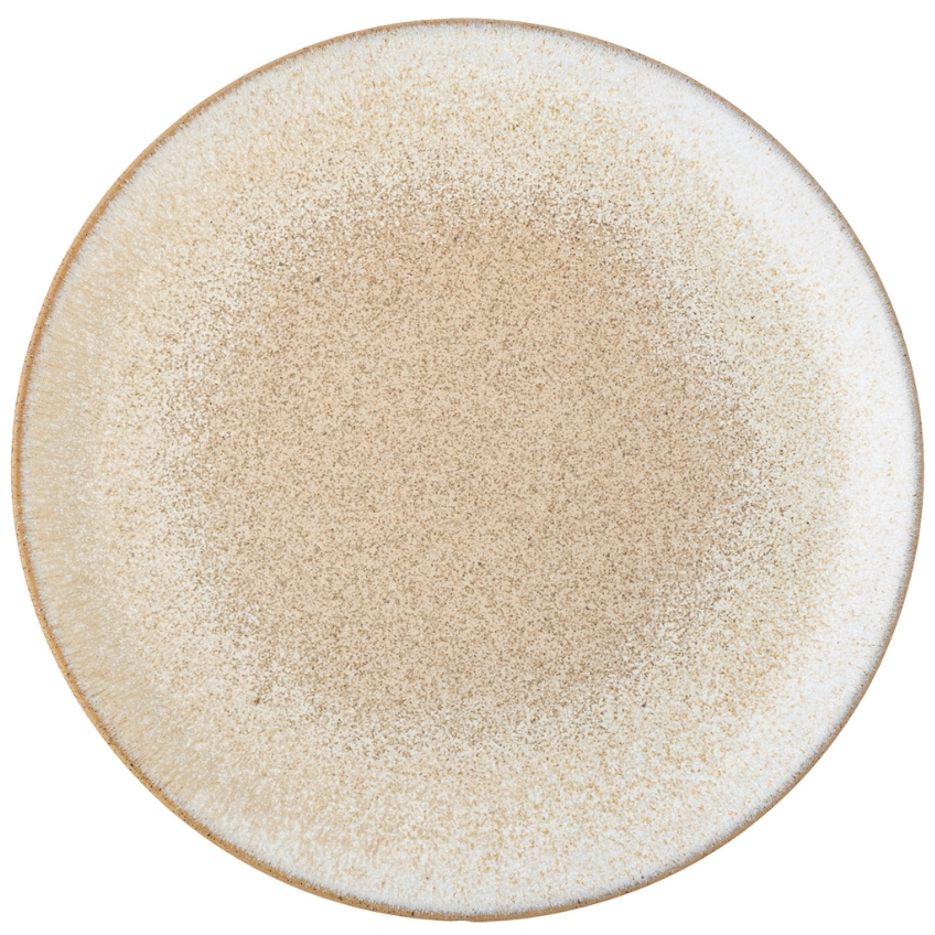 Bloomingville Béžový kameninový talíř Paula 26,5 cm
