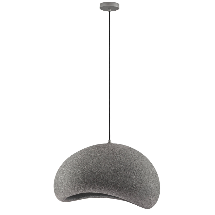 Nova Luce Šedé závěsné světlo Aere 48 x 60 cm