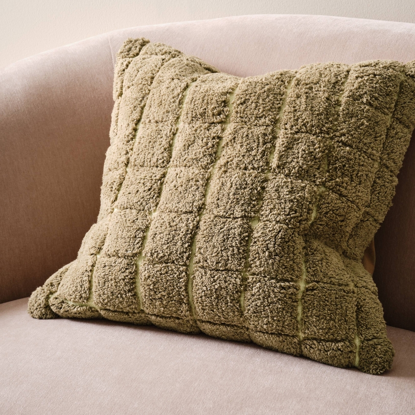 Jotex Zelený bavlněný povlak na polštář ERIN 50 x 50 cm