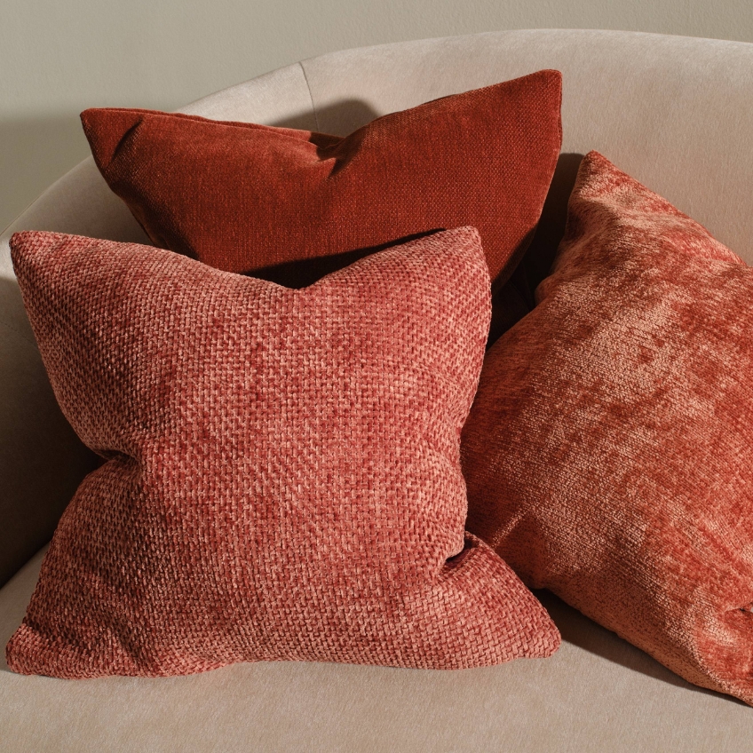 Jotex Sada tří červených povlaků na polštář CHLOE 50 x 50 cm