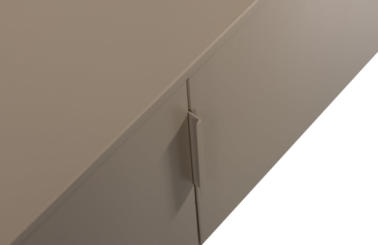 WOOOD Béžovohnědý dřevěný TV stolek Gunnar 200 x 44 cm