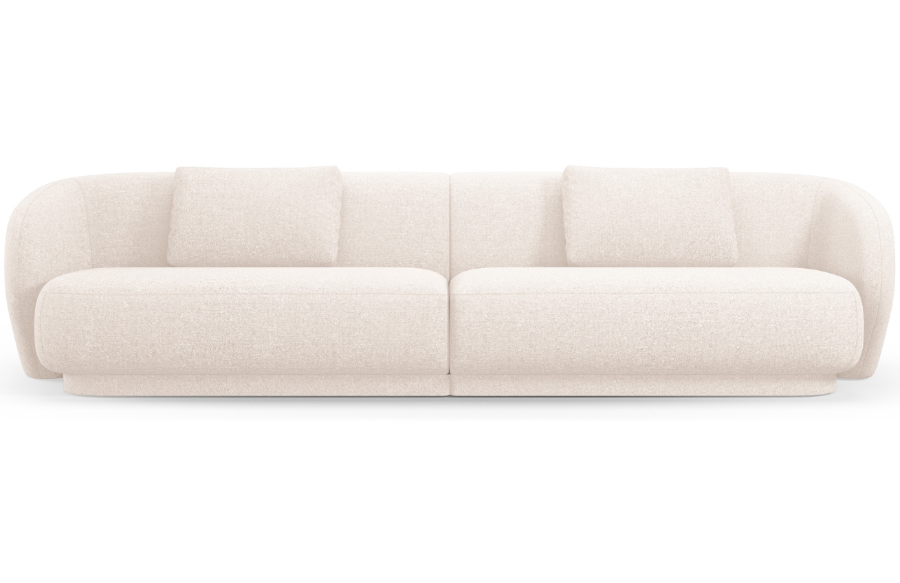 Cosmopolitan Design Světle béžová čalouněná čtyřmístná pohovka Camden 304 cm