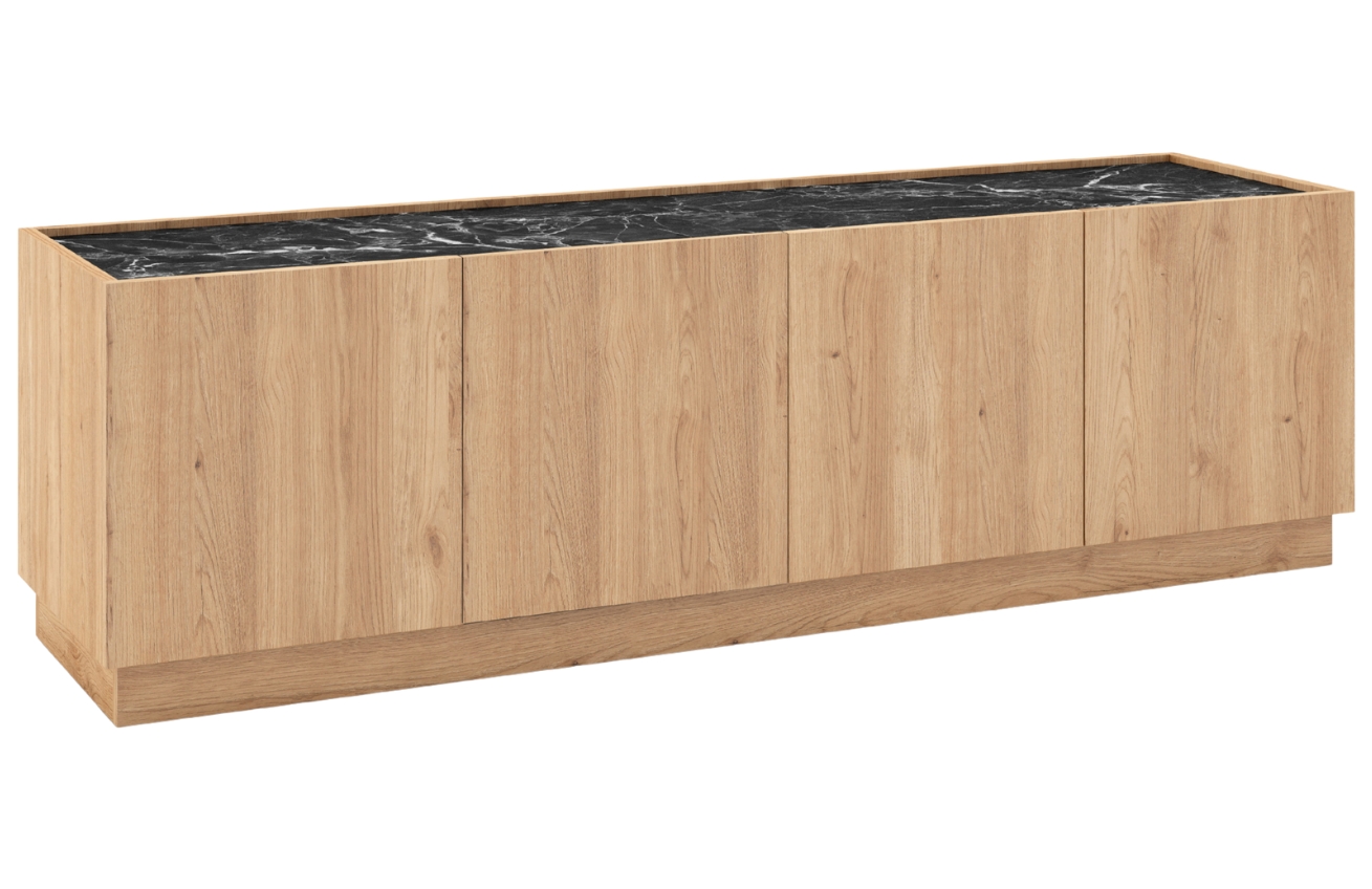 Marckeric TV stolek Dione 160 x 41,8 cm s dubovým dekorem