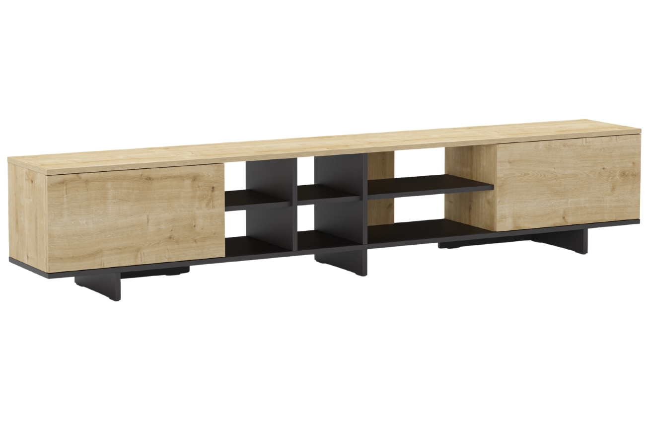 Marckeric TV stolek Cequoia 230 x 35,5 cm s dubovým dekorem