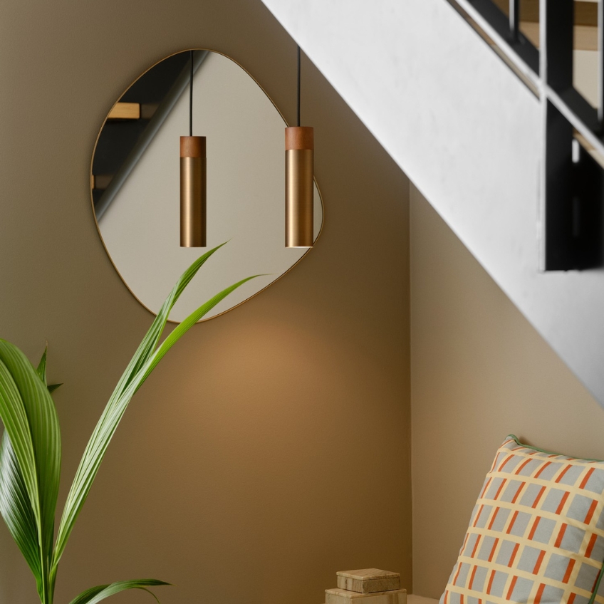 Nordlux Mosazné kovové závěsné světlo Tilo 6 cm