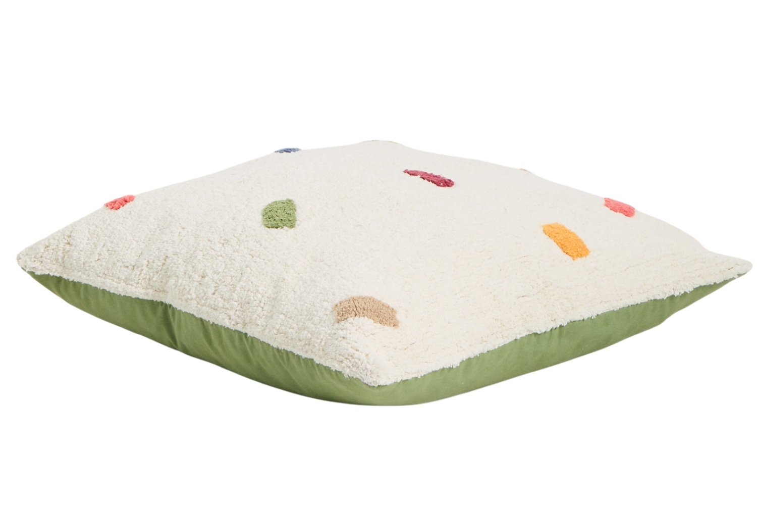 Kave Home B&iacute;l&yacute; bavlněn&yacute; povlak na pol&scaron;t&aacute;ř Epifania 70 x 70 cm