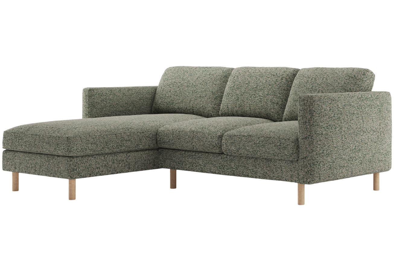 Micadoni Zelen&aacute; rohov&aacute; pohovka Eden 250 cm, lev&aacute;