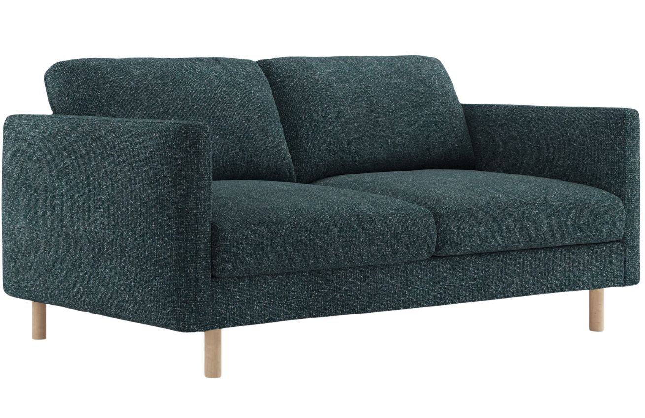 Micadoni Modr&aacute; dvoum&iacute;stn&aacute; pohovka Eden 146 cm