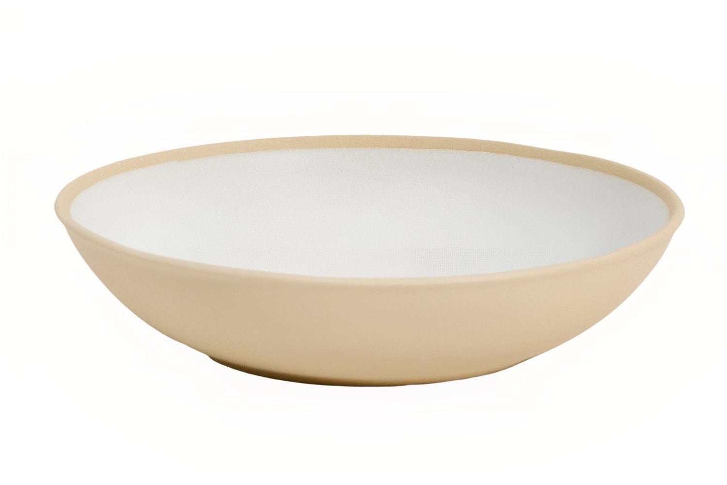 Kave Home B&eacute;žov&aacute; keramick&aacute; miska na pol&eacute;vku Azir 22,5 cm