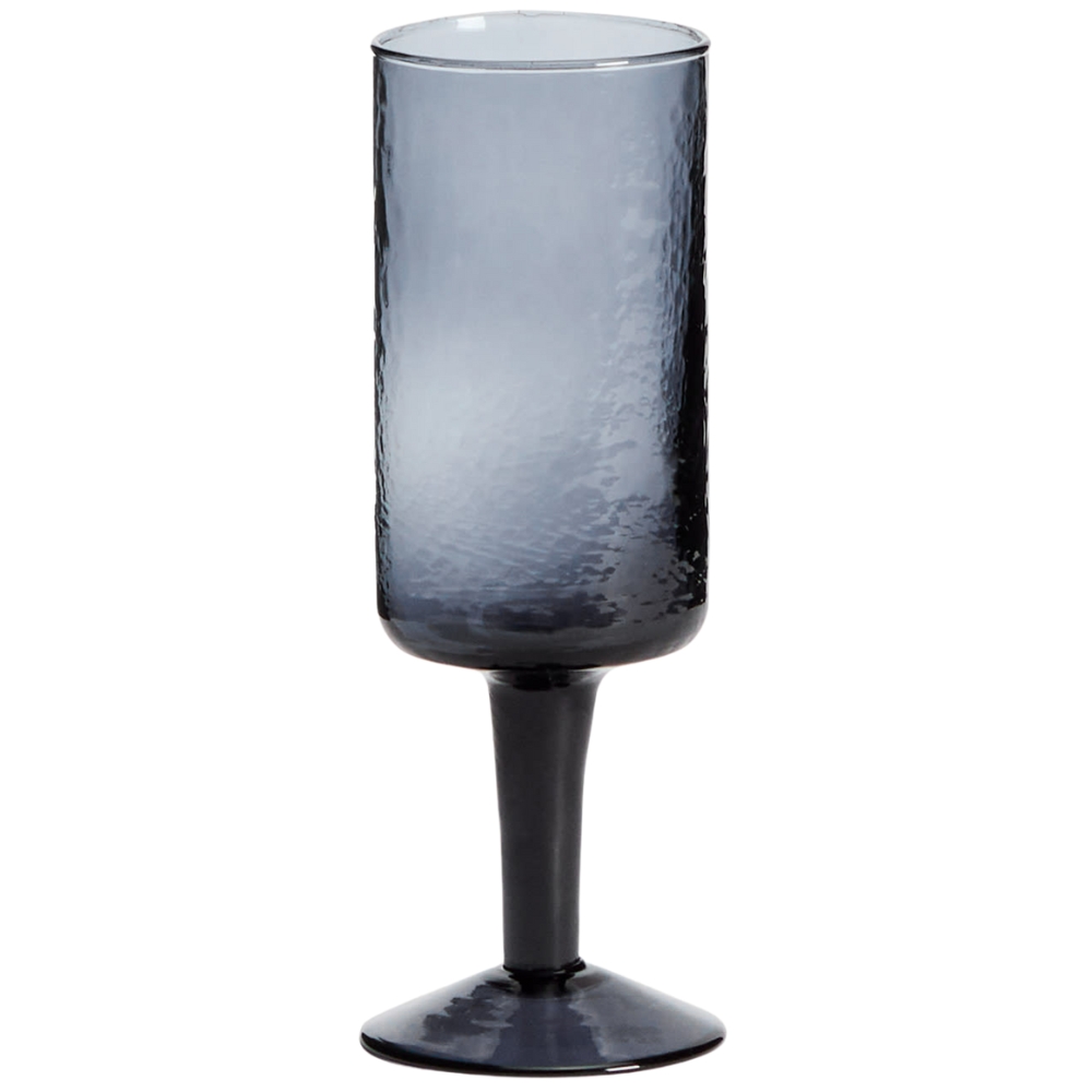 Kave Home Modr&aacute; sklenice na v&iacute;no Obila