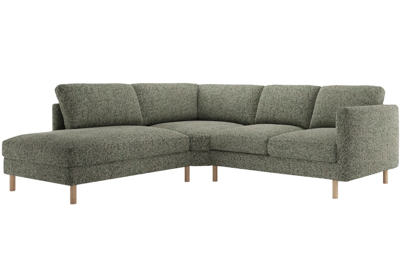 Micadoni Zelen&aacute; rohov&aacute; pohovka Eden 267 cm, lev&aacute;