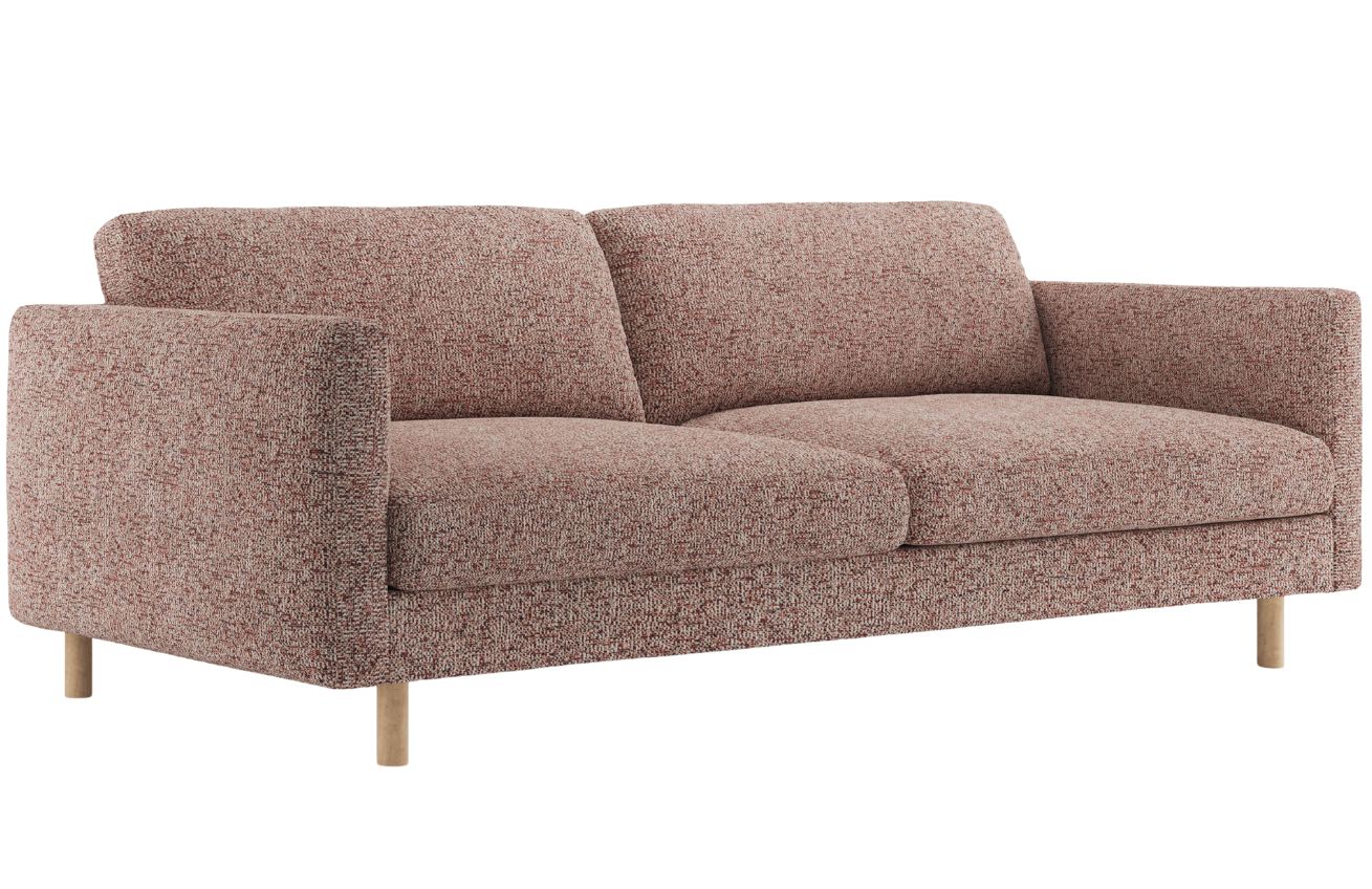 Micadoni Růžov&aacute; trojm&iacute;stn&aacute; pohovka Eden 173 cm