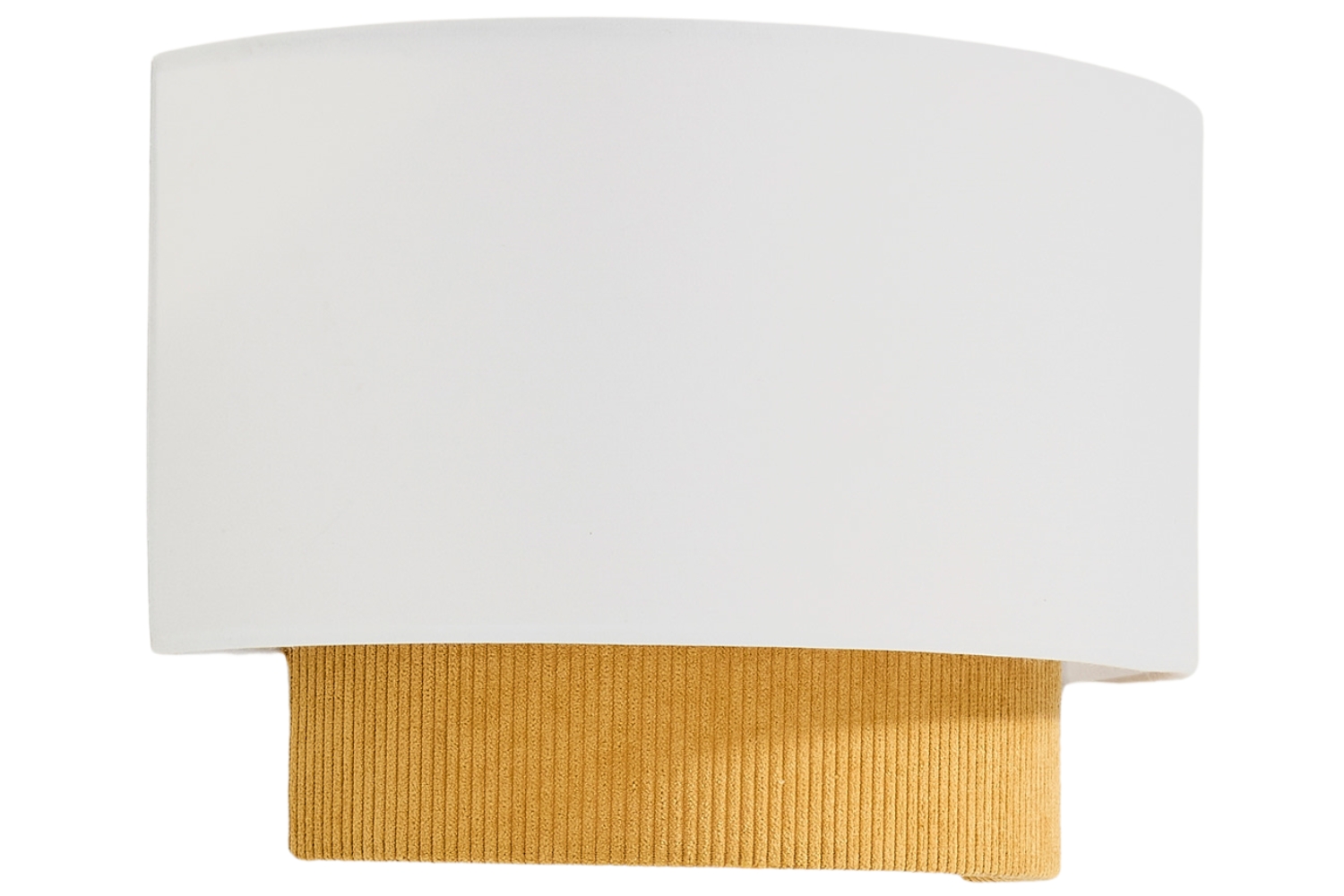 Kave Home Žlut&eacute; n&aacute;stěnn&eacute; světlo Bianella 30 cm