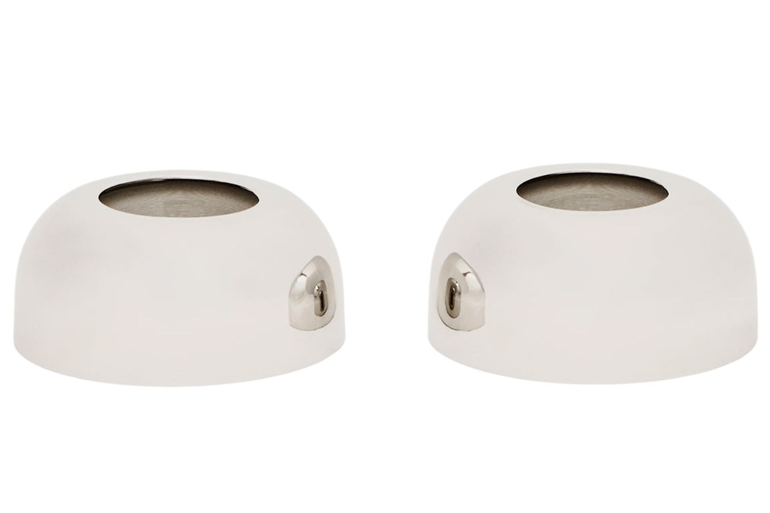 Kave Home Set dvou nerezov&yacute;ch stoj&aacute;nků na vejce Nirela