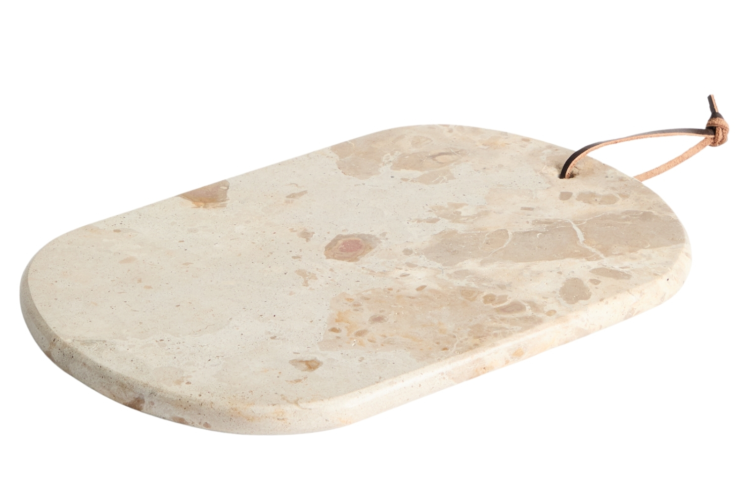 Kave Home B&eacute;žov&eacute; mramorov&eacute; serv&iacute;rovac&iacute; prk&eacute;nko Orlina 35 x 23 cm