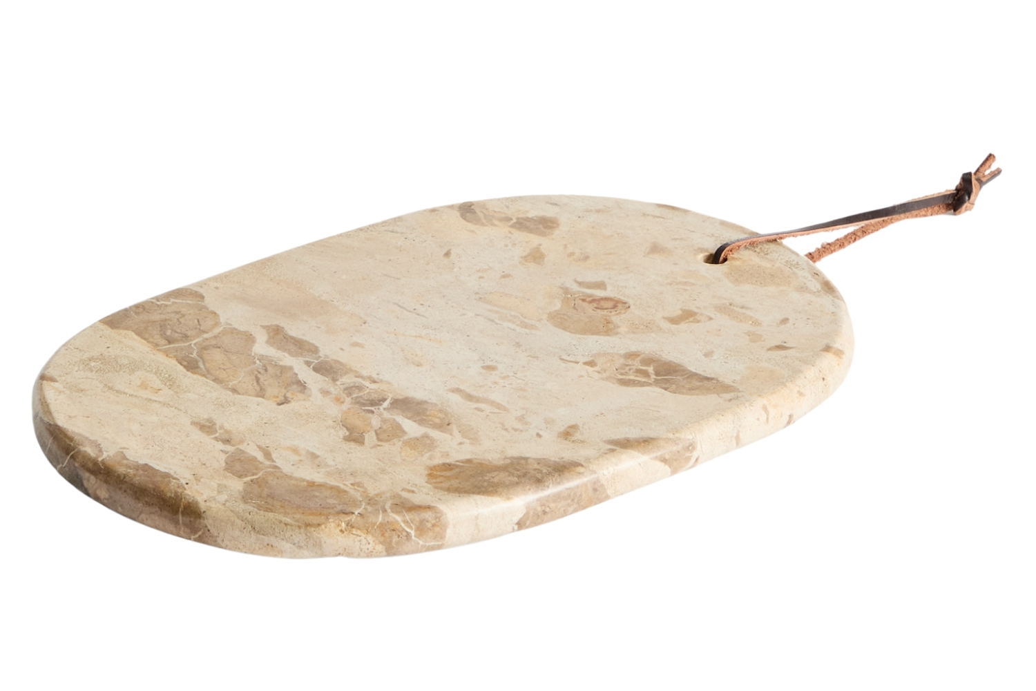 Kave Home B&eacute;žov&eacute; mramorov&eacute; serv&iacute;rovac&iacute; prk&eacute;nko Orlina 30 x 20 cm