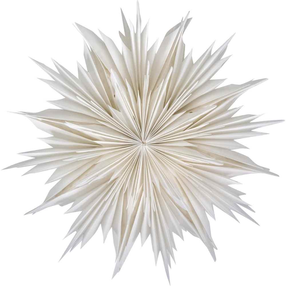 House Doctor Bílá papírová vánoční hvězda Dust 30 cm