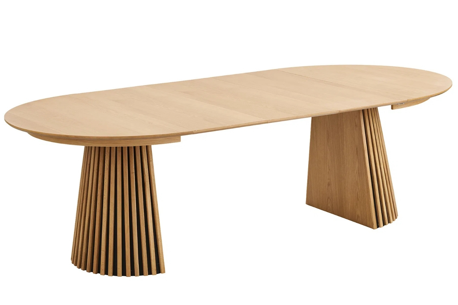 Nordic Living Dubov&yacute; rozkl&aacute;dac&iacute; j&iacute;deln&iacute; stůl Osaika 120/240 x 120 cm