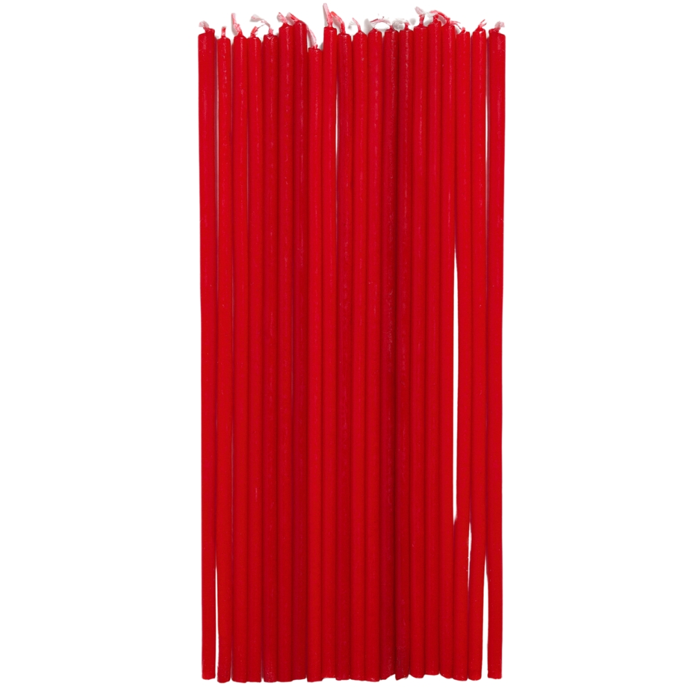 Kave Home Balení dvaceti červených svíček Solvin Ø 0,4 cm
