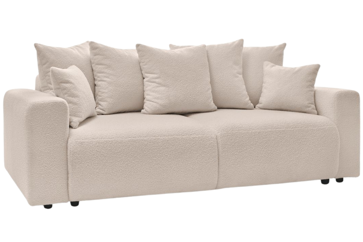 Bobochic Paris B&eacute;žov&aacute; boucl&eacute; rozkl&aacute;dac&iacute; pohovka Envy 245 cm