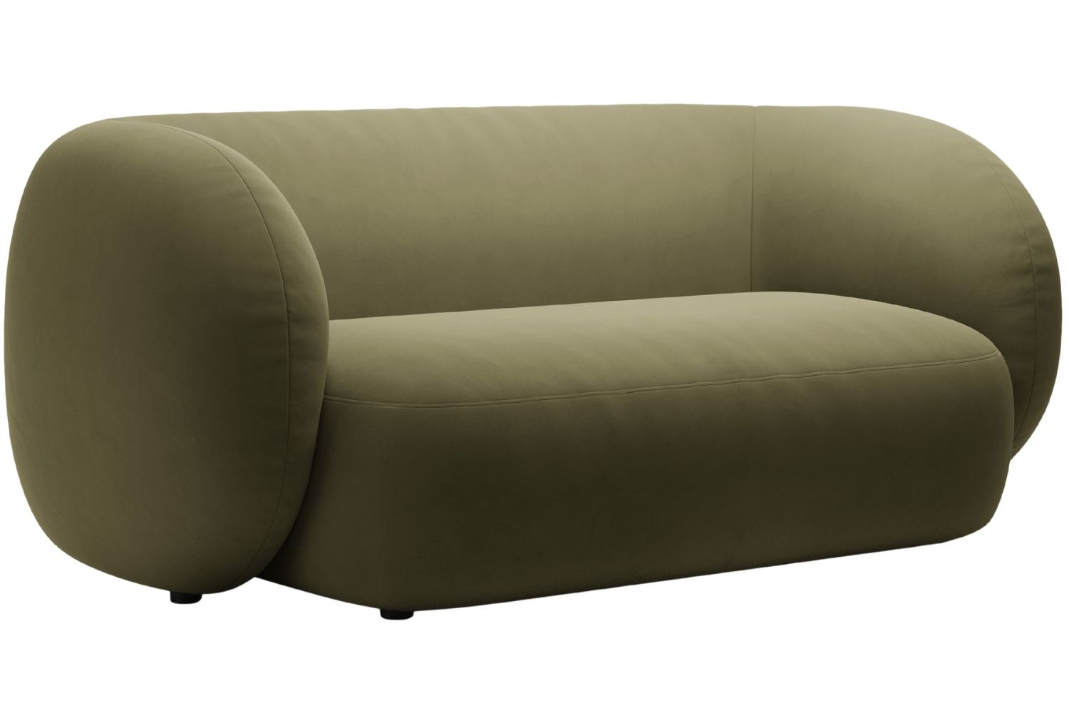 Micadoni Zelen&aacute; sametov&aacute; dvoum&iacute;stn&aacute; pohovka Kate 183 cm