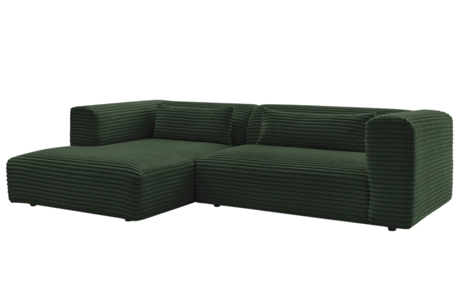 Bobochic Paris Zelen&aacute; man&scaron;estrov&aacute; rohov&aacute; pohovka Harry 273 cm, lev&aacute;