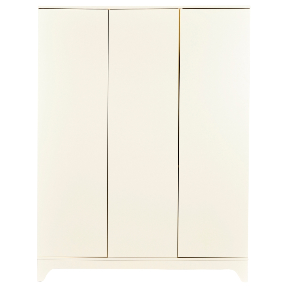 Světle žlutá dětská šatní skříň Quax Tsugi 144 x 58 cm