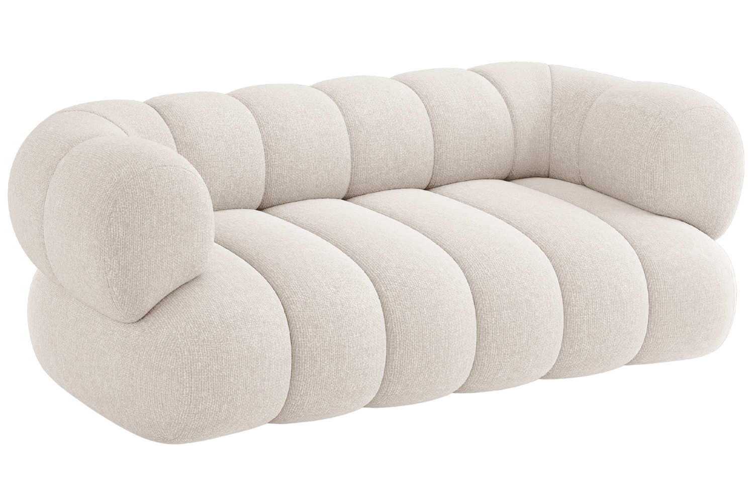 Cosmopolitan Design Světle b&eacute;žov&aacute; dvoum&iacute;stn&aacute; pohovka Koge 180 cm