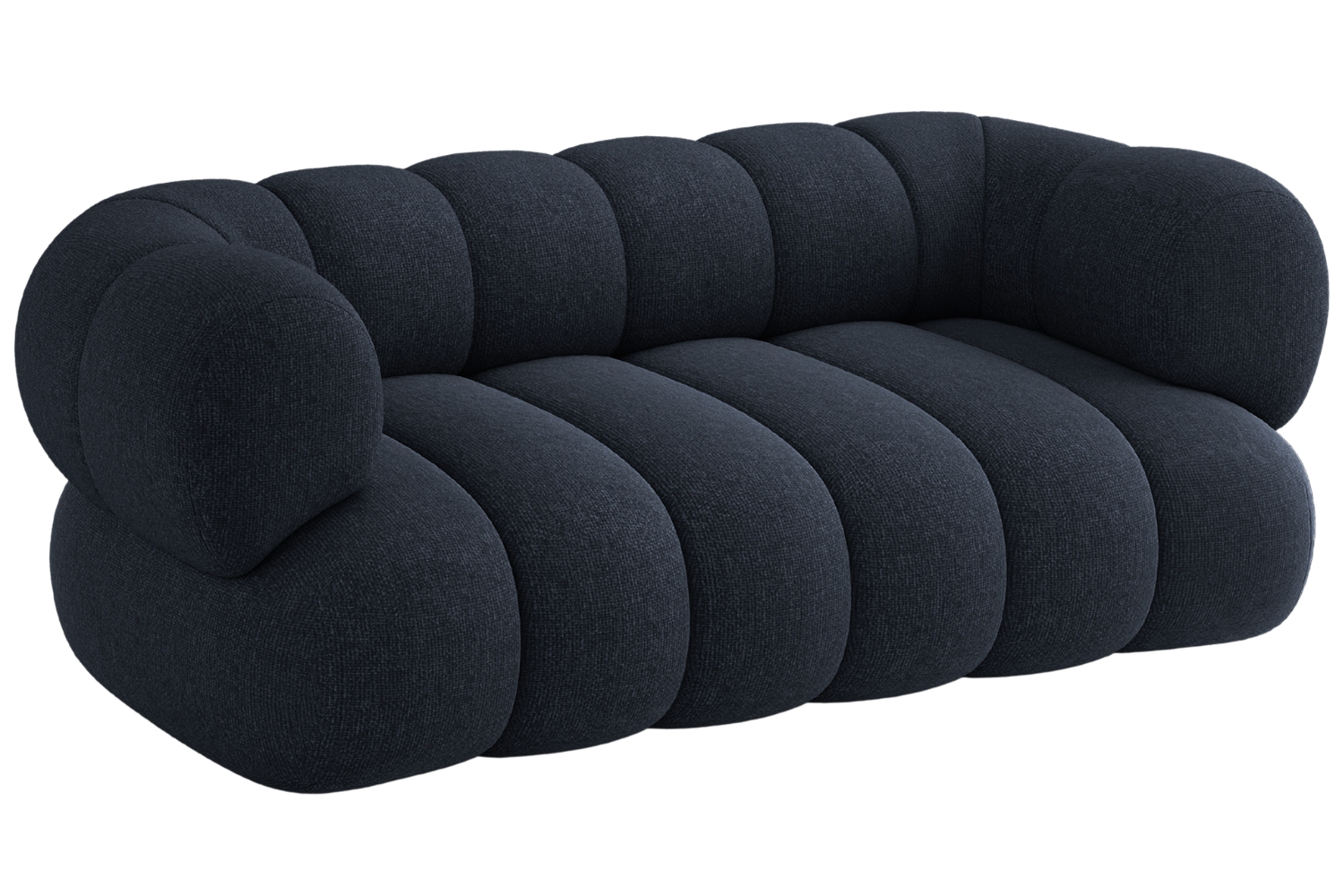 Cosmopolitan Design Tmavě modr&aacute; dvoum&iacute;stn&aacute; pohovka Koge 180 cm