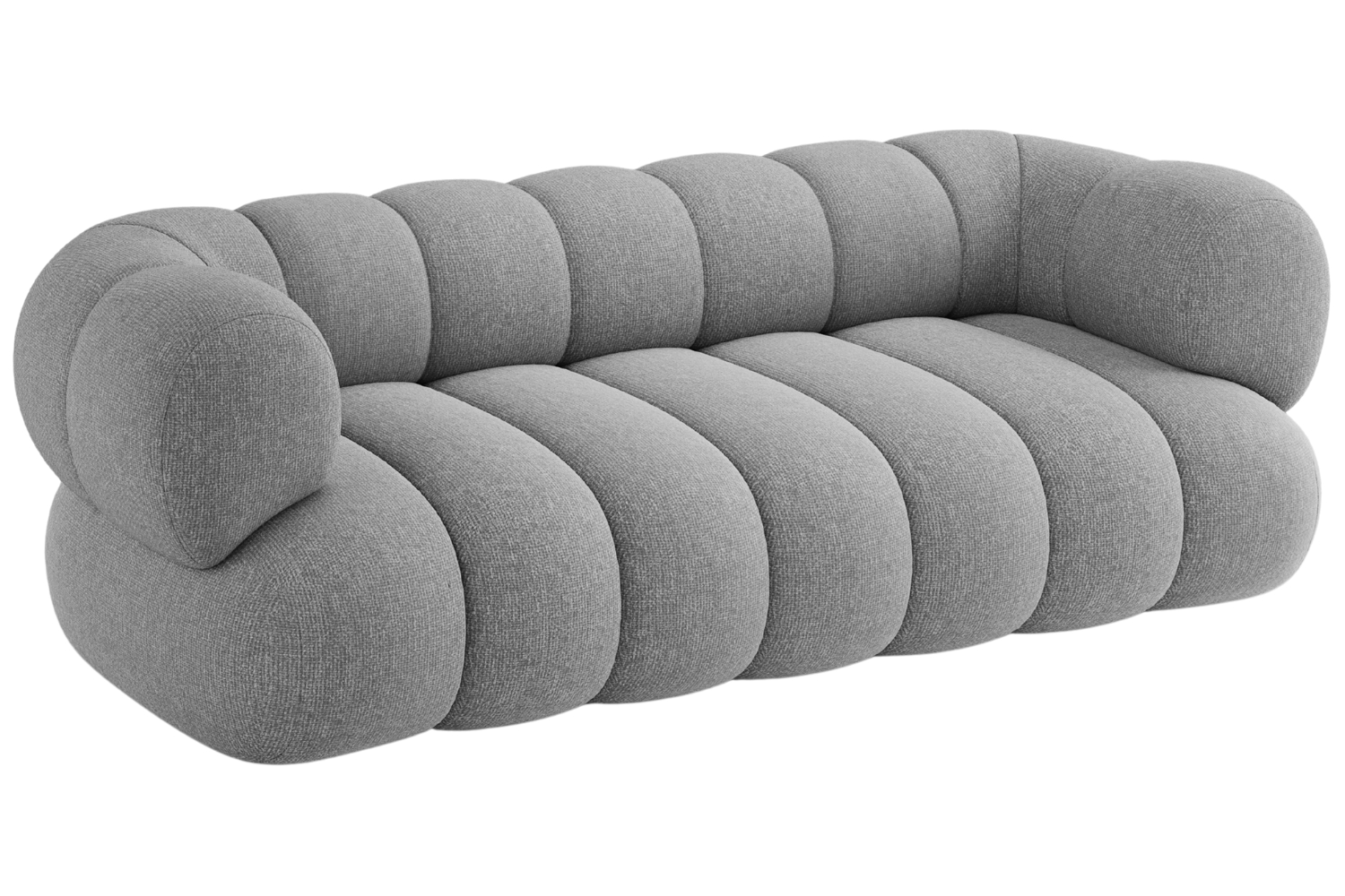 Cosmopolitan Design &Scaron;ed&aacute; trojm&iacute;stn&aacute; pohovka Koge 210 cm