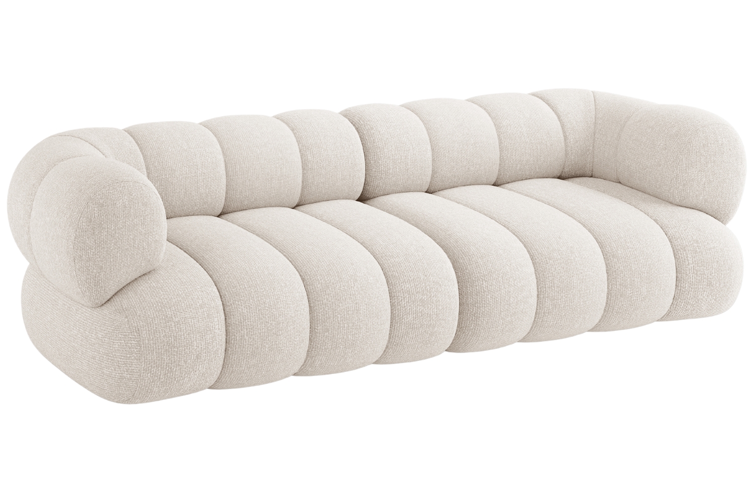 Cosmopolitan Design Světle b&eacute;žov&aacute; čtyřm&iacute;stn&aacute; pohovka Koge 240 cm