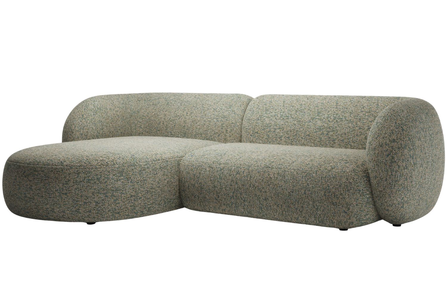 Micadoni Zelená rohová pohovka Kate 285 cm, levá