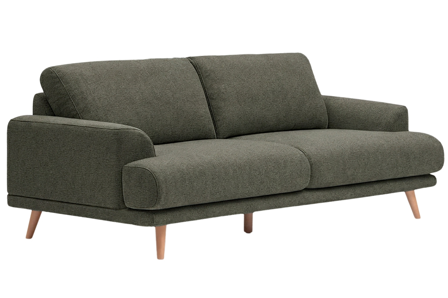 Kave Home Zelen&aacute; trojm&iacute;stn&aacute; pohovka Karin 231 cm