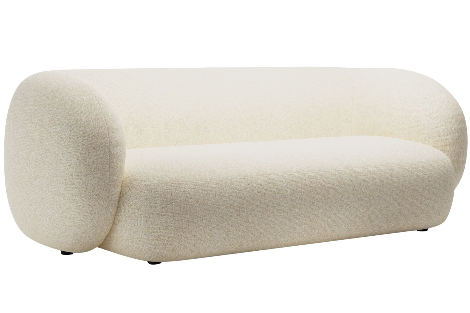 Micadoni Světle b&eacute;žov&aacute; trojm&iacute;stn&aacute; pohovka Kate 213 cm