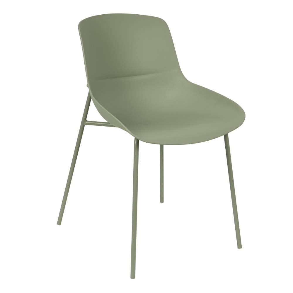 Somcasa Zelen&aacute; plastov&aacute; j&iacute;deln&iacute; židle Diletta