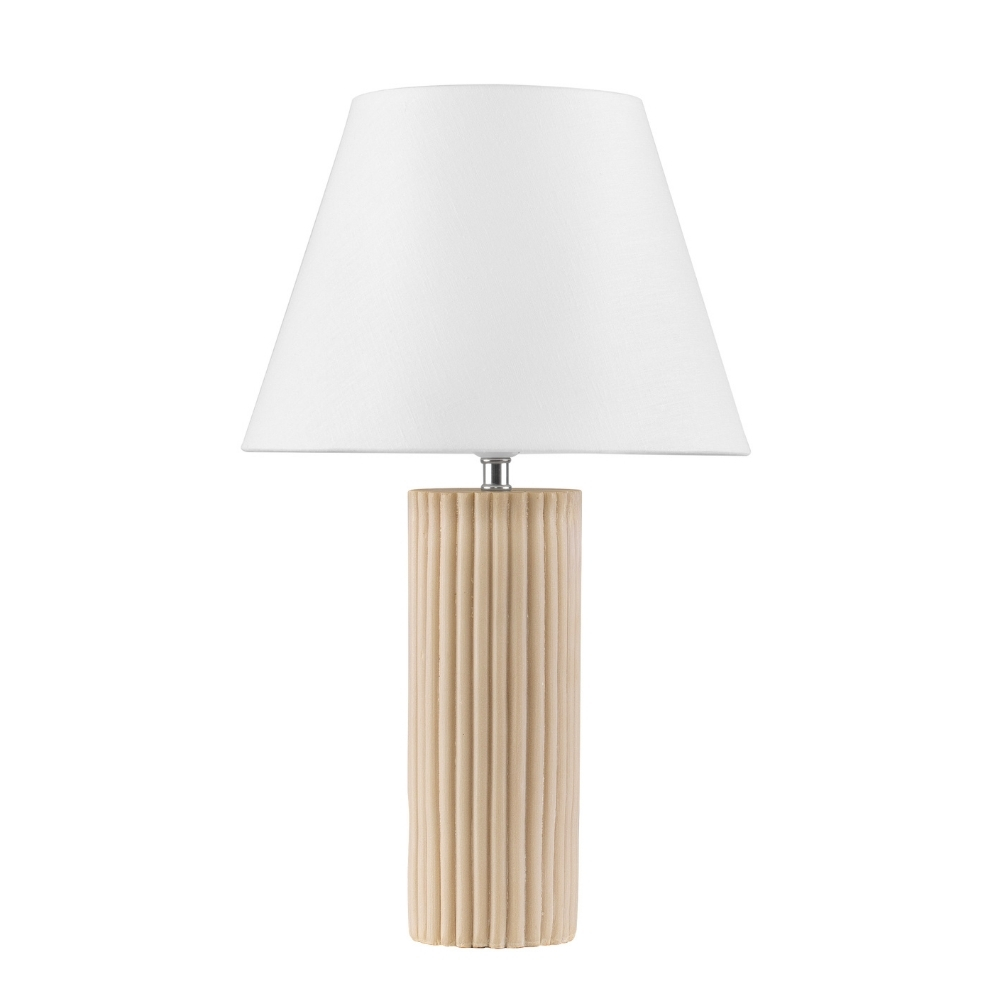 Nova Luce Béžová stolní lampa Bacco