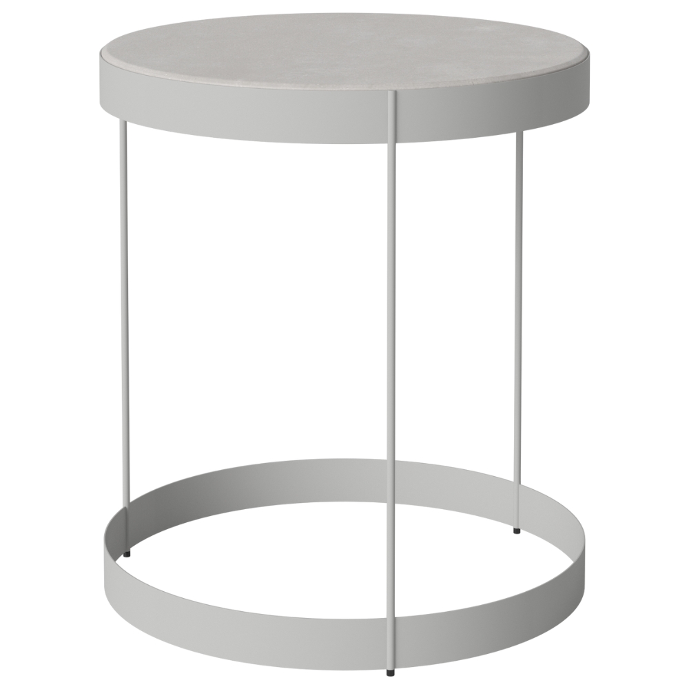 Bolia &Scaron;ed&yacute; betonov&yacute; konferenčn&iacute; stolek Drum 40 cm