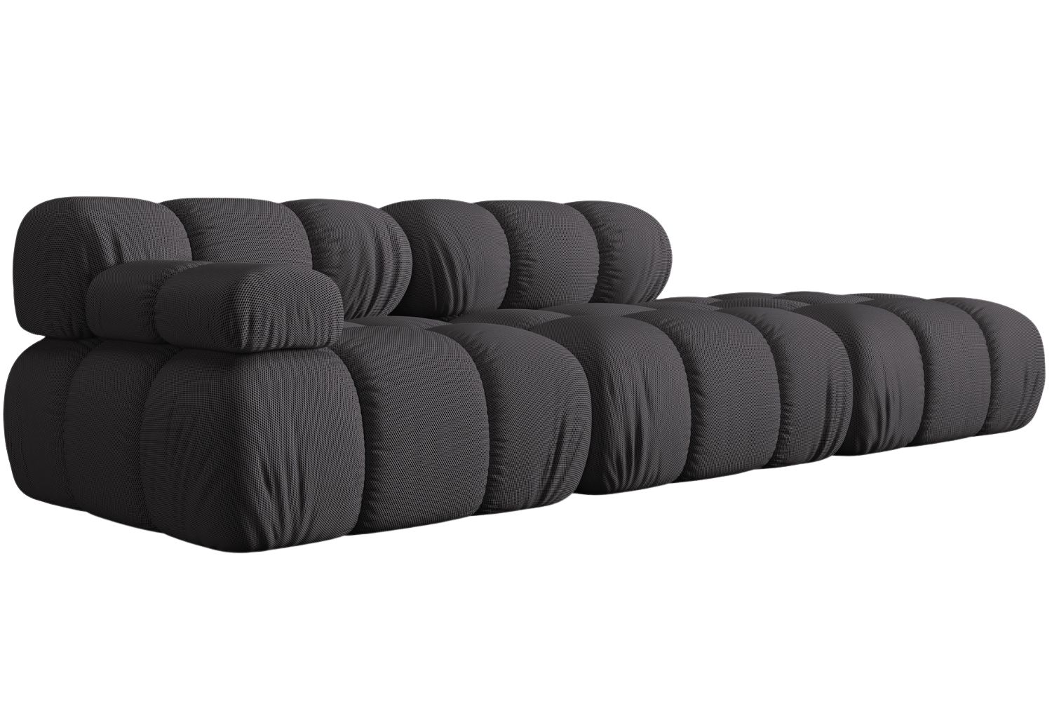 Micadoni &Scaron;ed&aacute; čtyřm&iacute;stn&aacute; pohovka Bellis 282 cm, prav&aacute;