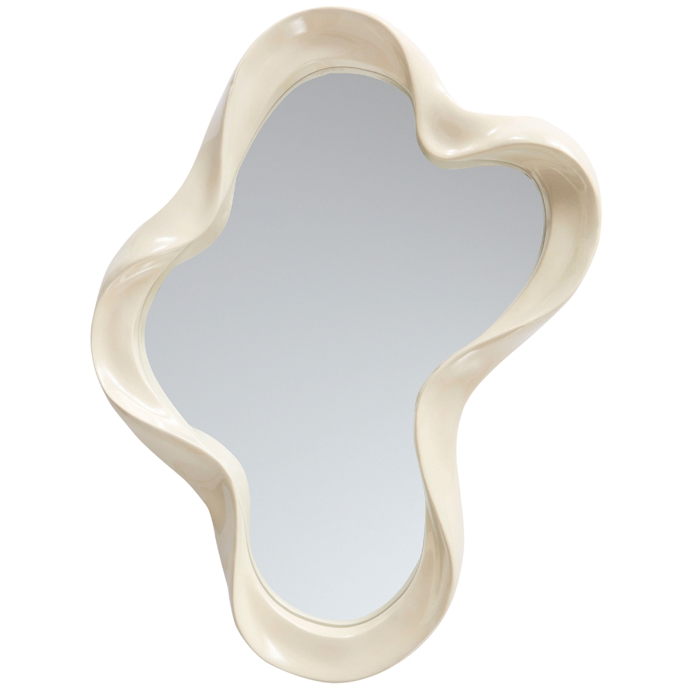 Jotex Krémově bílé nástěnné zrcadlo FLOATING 61,5 x 46 cm