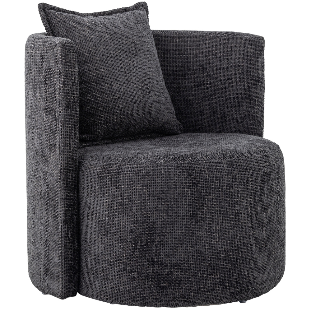 Bloomingville &Scaron;ed&eacute; čalouněn&eacute; křeslo Morris